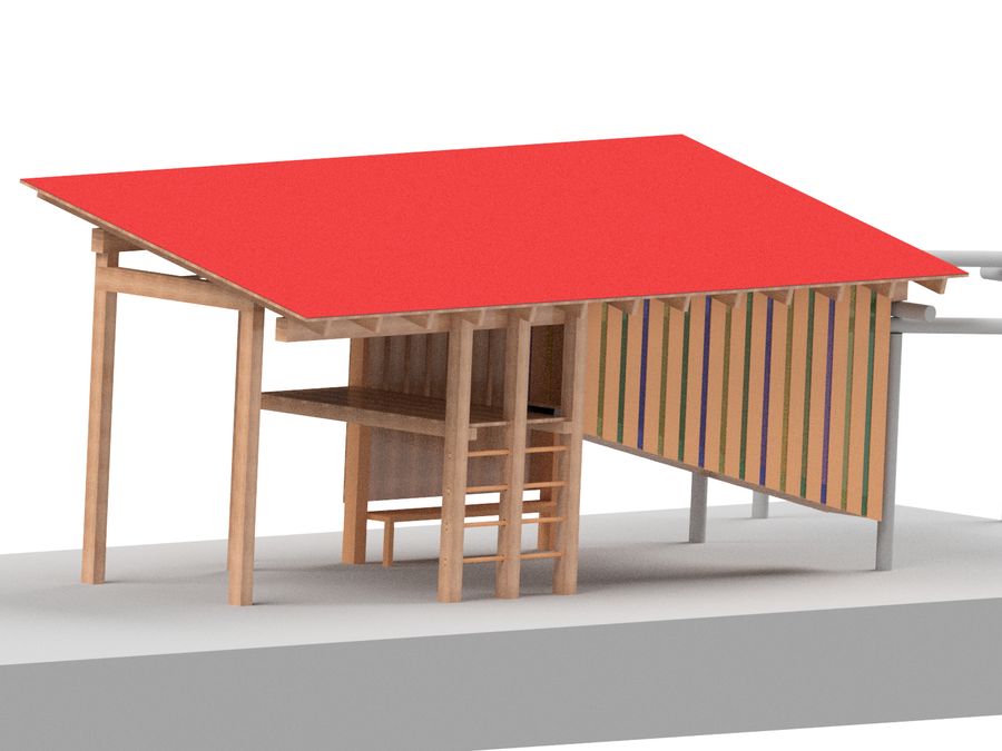 3D-Planung des Spielgeräts vor dem Bau